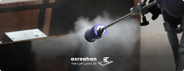زنگ‌ زدایی با واترجت صنعتی