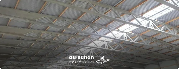تعیین سایز مناسب تیرآهن سقف ساختمان