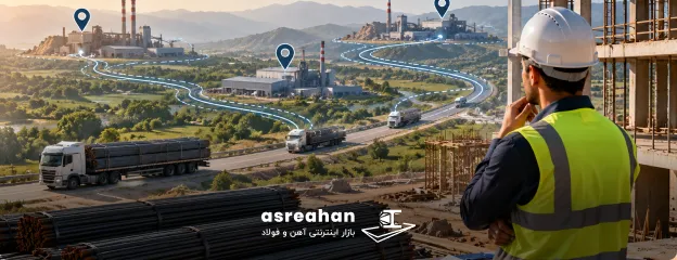 انتخاب مناسب کارخانه بر اساس موقعیت جغرافیایی پروژه